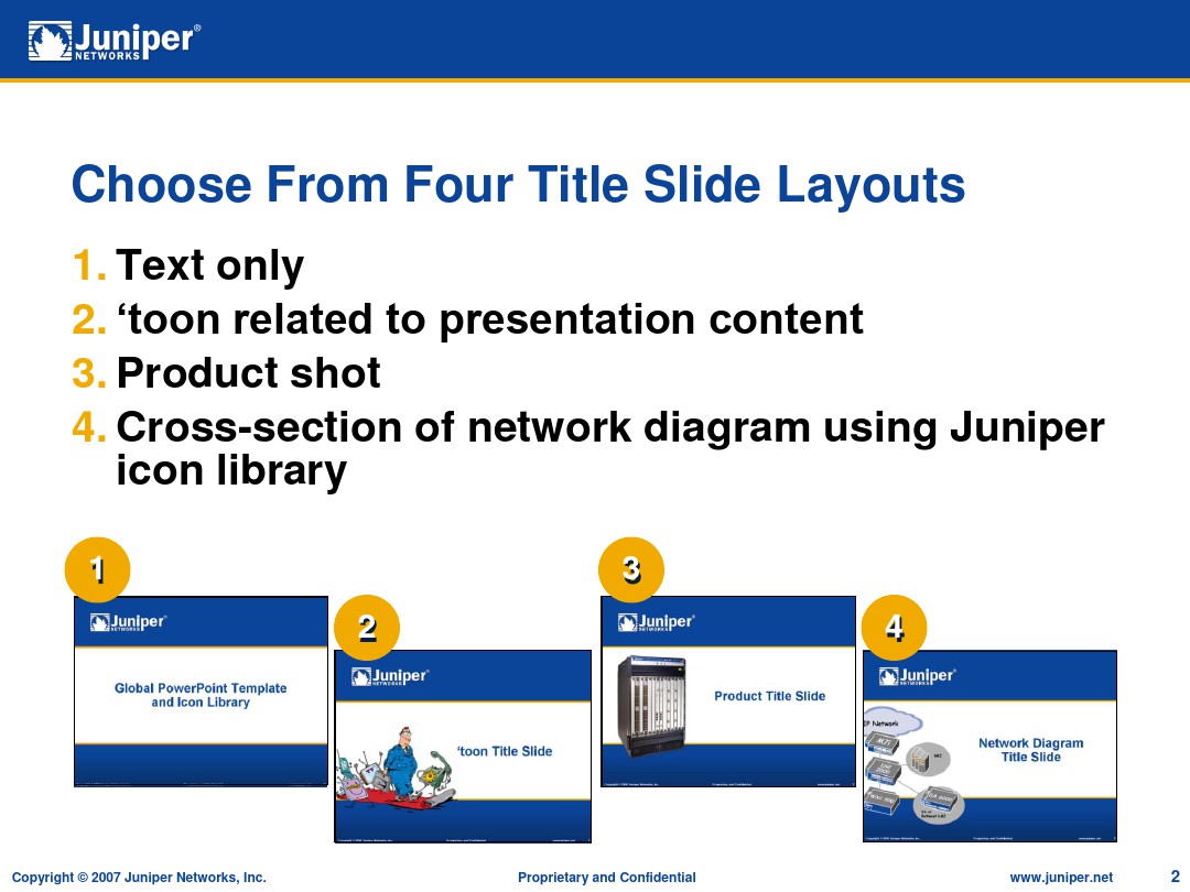 juniper内部ppt模板及图标集 图文 百度文库