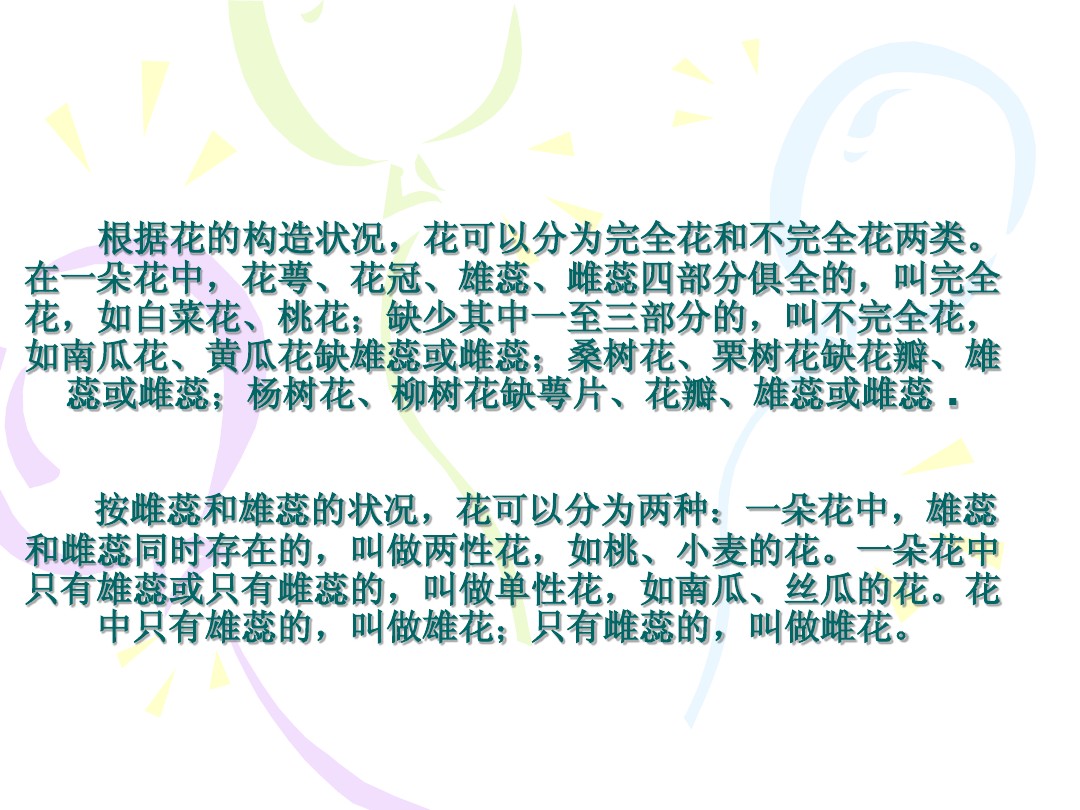 单性花 图文 百度文库