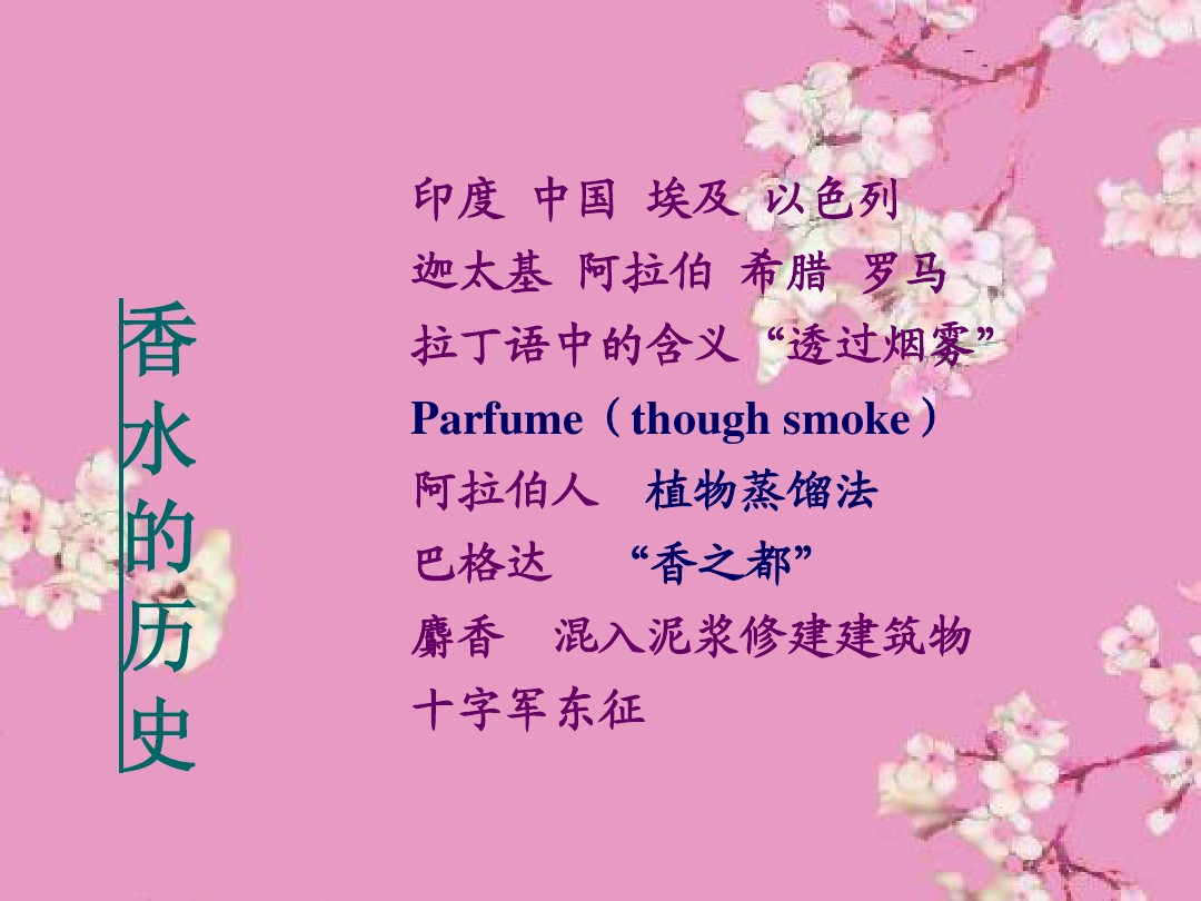 香水欣赏 图文 百度文库